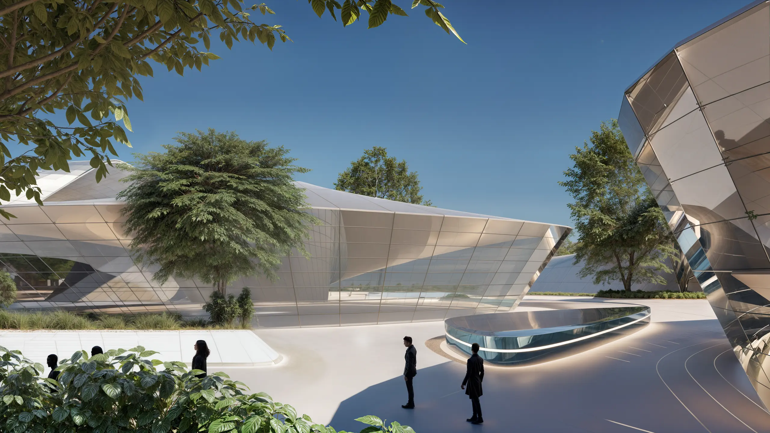 Smart architecture Islamic school, 
Islamic smart building design Sharjah, EWAN